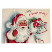 kerst kerstfeestdag groot cadeauzakje (Voorkant)