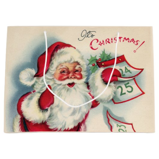 kerst kerstfeestdag groot cadeauzakje (Voorkant)