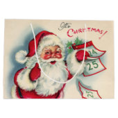 kerst kerstfeestdag groot cadeauzakje (Achterkant)