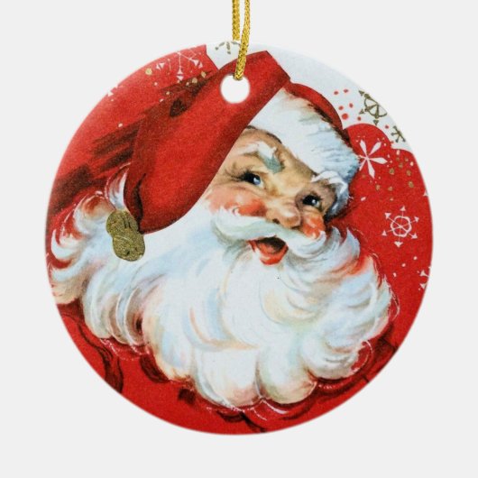 kerst kerstfeestdag keramisch ornament (Voorkant)