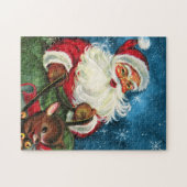 kerst kerstfeestdag legpuzzel (Horizontaal)