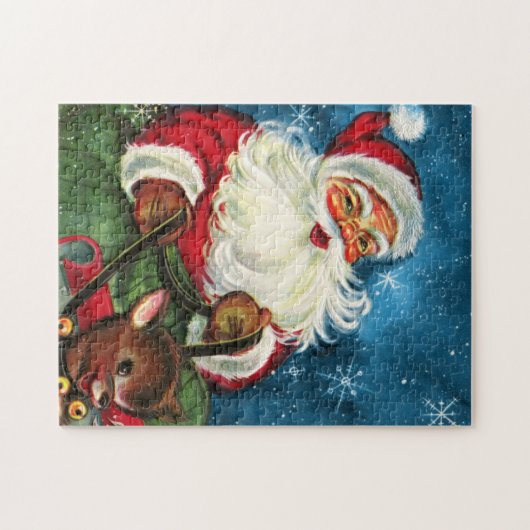 kerst kerstfeestdag legpuzzel (Horizontaal)