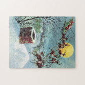 kerst kerstfeestdag legpuzzel (Horizontaal)