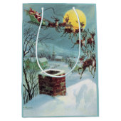 kerst kerstfeestdag medium cadeauzakje (Voorkant)