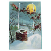 kerst kerstfeestdag medium cadeauzakje (Achterkant)