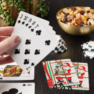 kerst kerstfeestdag pokerkaarten