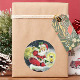 kerst kerstfeestdag ronde sticker