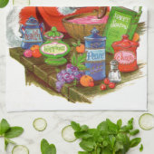 kerst kerstfeestdag theedoek (Gevouwen)