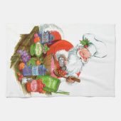 kerst kerstfeestdag theedoek (Horizontaal)