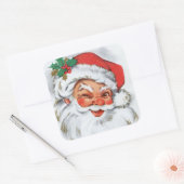 kerst kerstfeestdag vierkante sticker (Envelop)