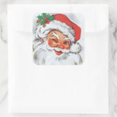 kerst kerstfeestdag vierkante sticker (Tas)