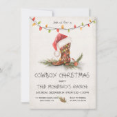 Kerst-kerstfeestelijke Waterverf Kaart (Voorkant)