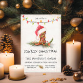 Kerst-kerstfeestelijke Waterverf Kaart