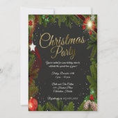 Kerst-kerstfeestfeest Kaart (Voorkant)