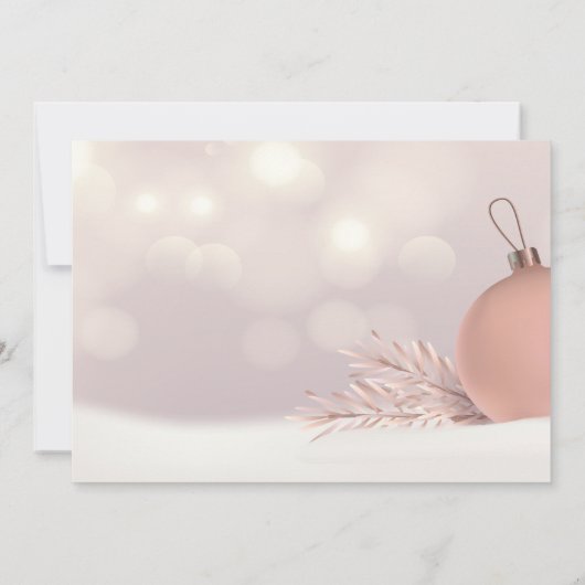 Kerst kerstfeestfeest kaart (Achterkant)