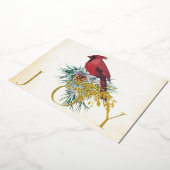  kerst-kerstfeestkaart op maat folie feestdagenkaart (Gedraaid)