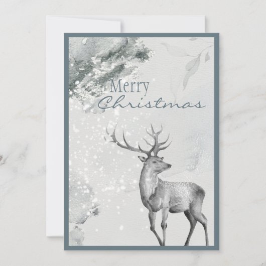 Kerst-kerstfeestkerst Feestdagenkaart (Voorkant)