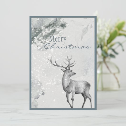 Kerst-kerstfeestkerst Feestdagenkaart (Staand voorkant)