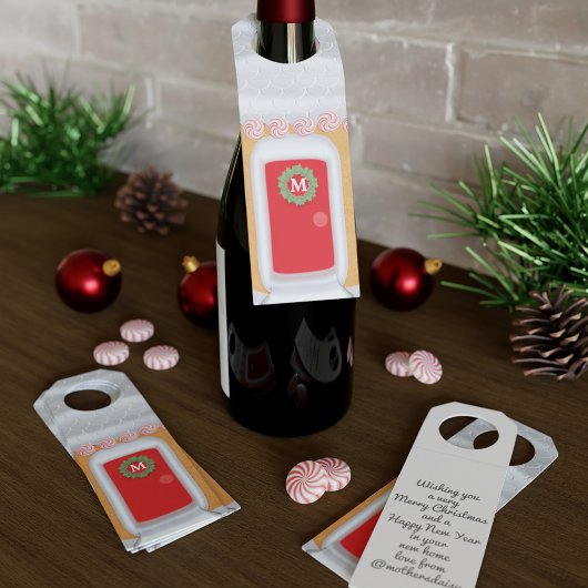 Kerst kerstflesfles met Label