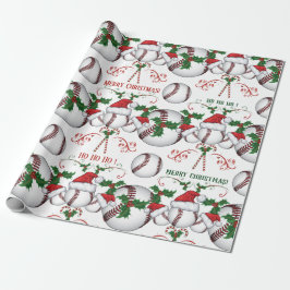 Kerst-kersthonkbal Cadeaupapier