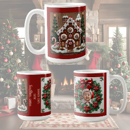 Kerst Kersthuis Aanpasbaar Koffiemok