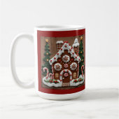 Kerst Kersthuis Aanpasbaar Koffiemok (Links)