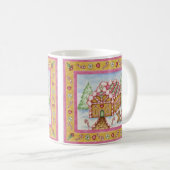 Kerst Kersthuis Koffiemok Cadeau (Voorkant rechts)
