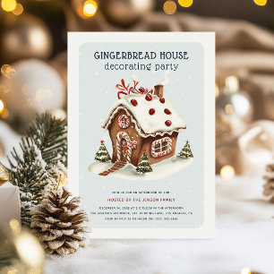 Kerst Kersthuisje Versieren Feest Kaart
