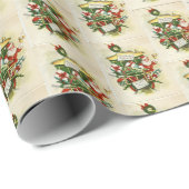 kerst kerstkerstkerstman cadeaupapier (Rol Hoek)