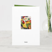 kerst kerstkerstkerstman feestdagen kaart (Achterkant)