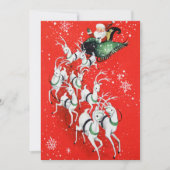 kerst kerstkerstkerstman feestdagenkaart (Voorkant)