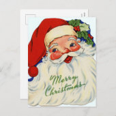 kerst kerstkerstkerstman feestdagenkaart (Voorkant / Achterkant)