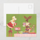 kerst kerstkerstkerstman feestdagenkaart (Voorkant / Achterkant)