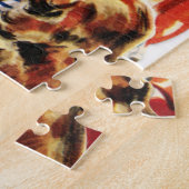 kerst kerstkerstkerstman legpuzzel (Zijkant)