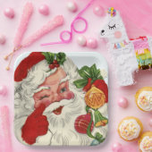 kerst kerstkerstkerstman papieren bordje (Feest)