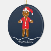 Kerst-kerstkerstkerstversiering voor ontbijtbrood keramisch ornament (Links)