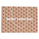 Kerst Kerstkoek Koek Patroon Groot Cadeauzakje (Achterkant)