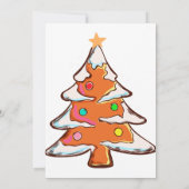 Kerst Kerstkoek Wissel Backwedstrijd Kaart (Achterkant)
