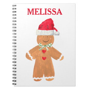 Kerst-kerstkoekjes feestelijk notitieboek