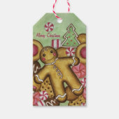 Kerst-kerstkoekjes Snoep Gift Labels Cadeaulabel (Voorkant)
