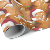 Kerst-kerstkoekjesgeleidepapier voor ontbijt cadeaupapier (Rol Hoek)