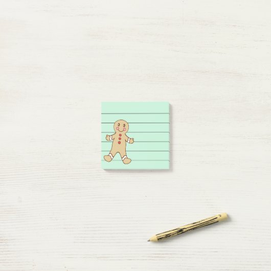 Kerst-kerstkoekjessap Post-it® Notes (Op bureau)