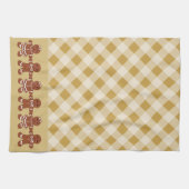Kerst Kerstkrans Keukenhanddoek (Horizontaal)
