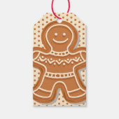 Kerst Kerstkrans Koekjes Cadeaulabel (Voorkant)