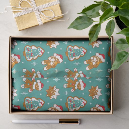 Kerst kerstkransjes tissuepapier (Geschenk)