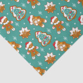 Kerst kerstkransjes tissuepapier (Detail)