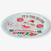 Kerst-kerstman Papieren Bordje (Gekanteld)