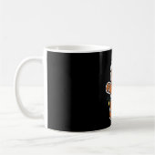 Kerst Kerstmannetje Kerstmuts Lichtjes Xmas Koffiemok (Links)