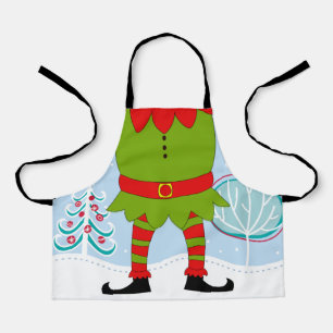 Kerst Kerstman's Elf Body Legs Schort
