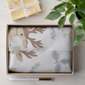 Kerst Kerstmis Herten Serie Design 1 Tissuepapier (Geschenk)